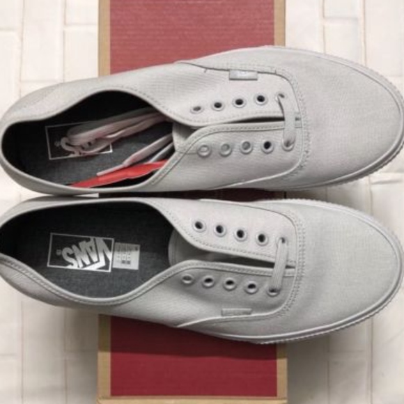 gray mono vans